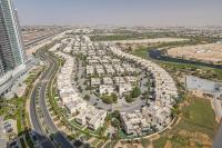 Nespecifikovaný výhled na destinaci Dubaj nebo výhled na město při pohledu z apartmánu