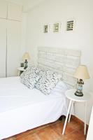 Posteľ alebo postele v izbe v ubytovaní Apartamento con vistas al mar 2