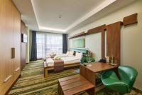 Łóżko lub łóżka w pokoju w obiekcie Vital Hotel Nautis