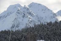 Les Gourgs Blancs - Val Louron, vue sur pistes im Winter