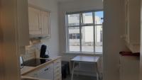 Kuchyň nebo kuchyňský kout v ubytování Next Apartment Bergstadastræti