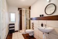 Koupelna v ubytování Apartmány Zaječák
