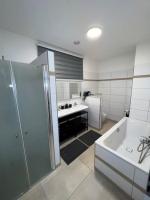 Půdorys ubytování Luxus-Doppelhaushälfte im ruhigen Blumenviertel