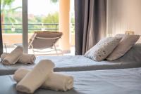 Posteľ alebo postele v izbe v ubytovaní La Terraza Apartment Elviria Marbella