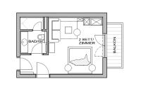 Plan piętra w obiekcie Sonnblick Apartments und Zimmer - Nationalpark Sommercard inklusive