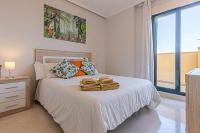 Posteľ alebo postele v izbe v ubytovaní 797 HOLIDAY RENTALS - Moderno Piso para 5 con hermosas vistas