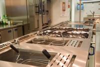 Kuchyň nebo kuchyňský kout v ubytování Sea Art Hotel