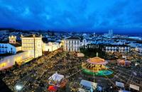 Nespecifikovaný výhled na destinaci Ponta Delgada nebo výhled na město při pohledu z apartmánu