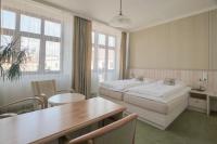 Postel nebo postele na pokoji v ubytování Hotel Zlatá Hvězda