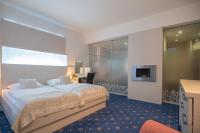 Postel nebo postele na pokoji v ubytování Hotel Zlatá Hvězda
