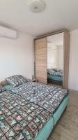 Posteľ alebo postele v izbe v ubytovaní Wake domek Blue House Januszkowice