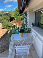Balkón alebo terasa v ubytovaní Villa Galateias, un coin de Paradis, superbe vue avec piscine privée