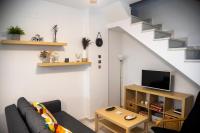 TV a/nebo společenská místnost v ubytování 180 Home Precioso apartamento con patio San Bernardo 4