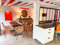 Część wypoczynkowa w obiekcie Bel appartement contemporain