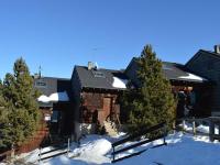 a group of houses with snow on the ground at Chalet Bolquère-Pyrénées 2000, 3 pièces, 7 personnes - FR-1-592-27 in Bolquere Pyrenees 2000