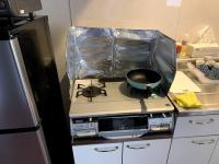 Zenibako House 2fにあるキッチンまたは簡易キッチン