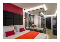 Posteľ alebo postele v izbe v ubytovaní Platinum Suites