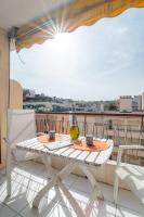Balkon lub taras w obiekcie Général Ferrié 3 pcs AR Croisette Martinez by Olam Properties