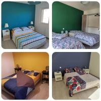 Posteľ alebo postele v izbe v ubytovaní Maison hyper centre Gravelines - 5 chambres