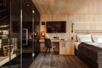 Posteľ alebo postele v izbe v ubytovaní Alpenhotel Kitzbühel am Schwarzsee - 4 Sterne Superior