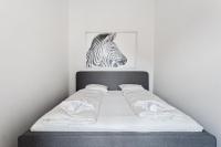 Posteľ alebo postele v izbe v ubytovaní Center Wien designer central modern apartment