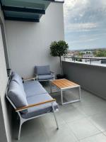 Balkón alebo terasa v ubytovaní Arena ZG Apartment