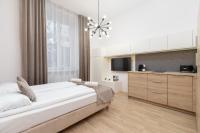 Posteľ alebo postele v izbe v ubytovaní Beautiful Apartments Kraków Dietla by Noclegi Renters