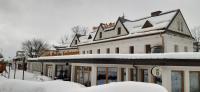 Hotel Pivovarská bašta v zimě