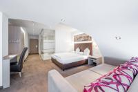 Posteľ alebo postele v izbe v ubytovaní Hotel Garni Christine