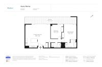Půdorys ubytování Azure, Dubai Marina - Majestic Two Bedroom