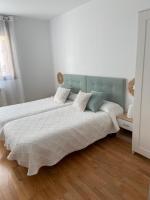 Postel nebo postele na pokoji v ubytování Apartamento con piscina Navarrete