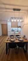Kuchyň nebo kuchyňský kout v ubytování Apartament MAG