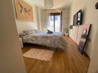 Posteľ alebo postele v izbe v ubytovaní precioso apartamento en el casco historico santander
