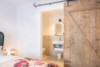 Posteľ alebo postele v izbe v ubytovaní Eichhof Apartment Thymian