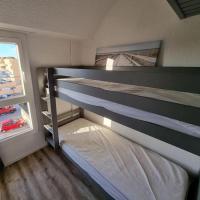Posteľ alebo postele v izbe v ubytovaní Bellyenmer Gruissan