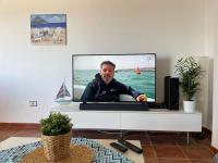 TV a/nebo společenská místnost v ubytování Seaview Cabezo flat fully equipped with parking