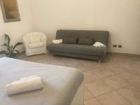 A seating area at Casa Futura Trastevere