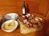 Jídlo v venkovského domu nebo okolí