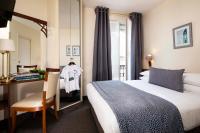 En eller flere senger p&aring; et rom p&aring; Grand Hotel des Balcons