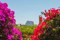 A general mountain view or a mountain view taken from A villát