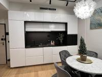Kuchyňa alebo kuchynka v ubytovaní SDesign Luxury Zagreb apartment