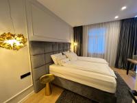 Posteľ alebo postele v izbe v ubytovaní SDesign Luxury Zagreb apartment