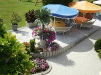 A garden outside Haus Thon