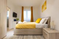 Posteľ alebo postele v izbe v ubytovaní Milano City Apartments - Stylish House Free WiFi-Parking-Airport