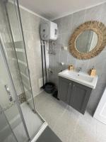 Koupelna v ubytování Casa Piscina