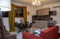 Kuchyňa alebo kuchynka v ubytovaní Meteora Olio Hills apartment