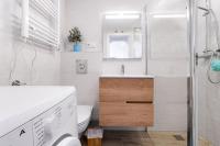 A bathroom at 50 shades of blue