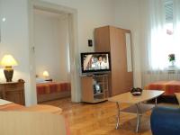 Televízia a/alebo spoločenská miestnosť v ubytovaní Apartment Horvat
