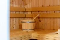 Půdorys ubytování Ferienhaus Maira, mit Garten und Sauna