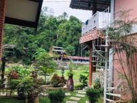 Een tuin van Thomas' Retreat Bukit Lawang
